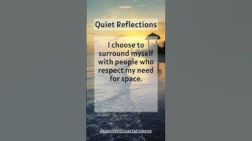 Quiet Reflections: Daily Whispers for the Introverted Soul #shorts