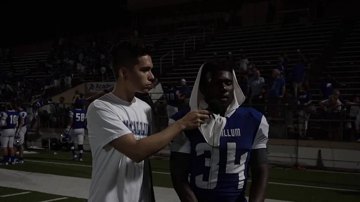 Exclusive post-game interview with defensive end R...
