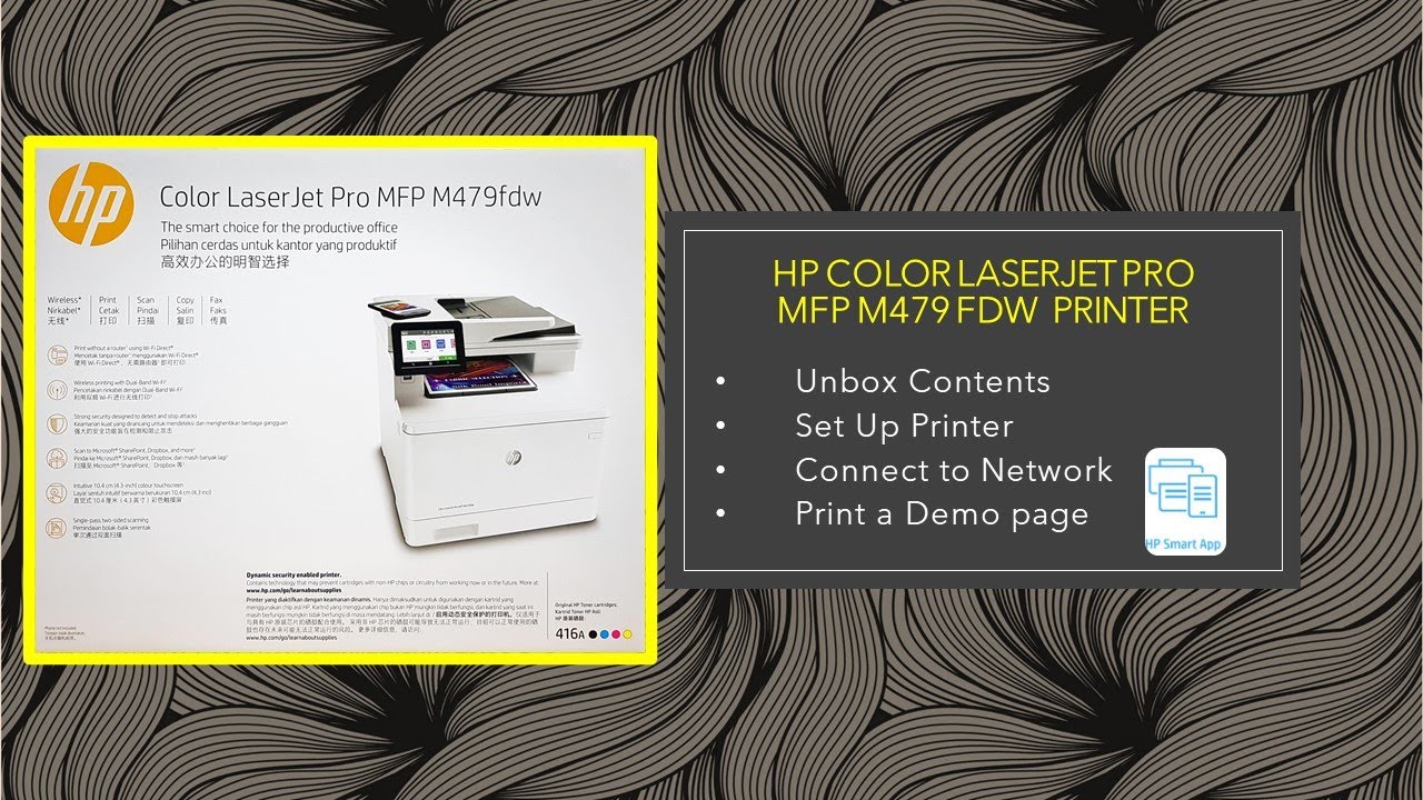 HP Color LaserJet Pro MFP M479fdn imprimante laser multifonction A4 couleur  (4 en 1)