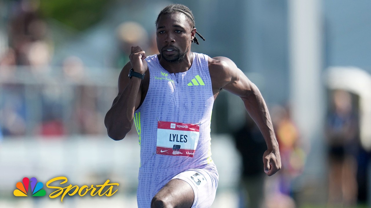 Noah Lyles wins third U.S. title in men’s 100m with WORLD-LEAD time at nationals | NBC Sports