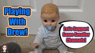 Playing With Luvabeau Doll Drew! Help Out Some Smaller Channels! | Kelli Maple