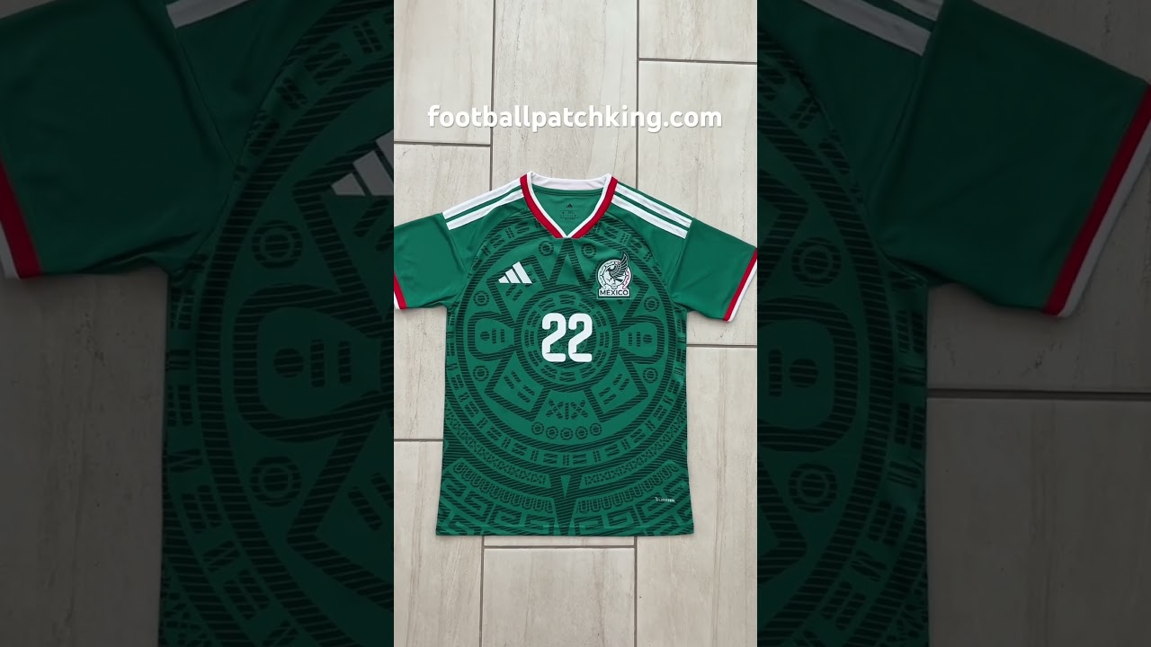 H. LOZANO #22 Mexico 2026 Adidas Aztec Sun Stone Green Jersey