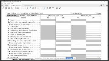 What is the purpose of Schedule M-1 on Form 1120?
