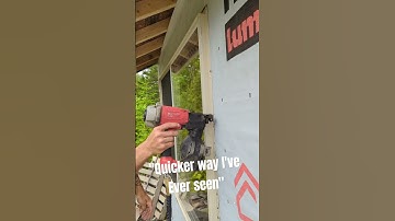 Installing a window the fast way #construction #carpentry