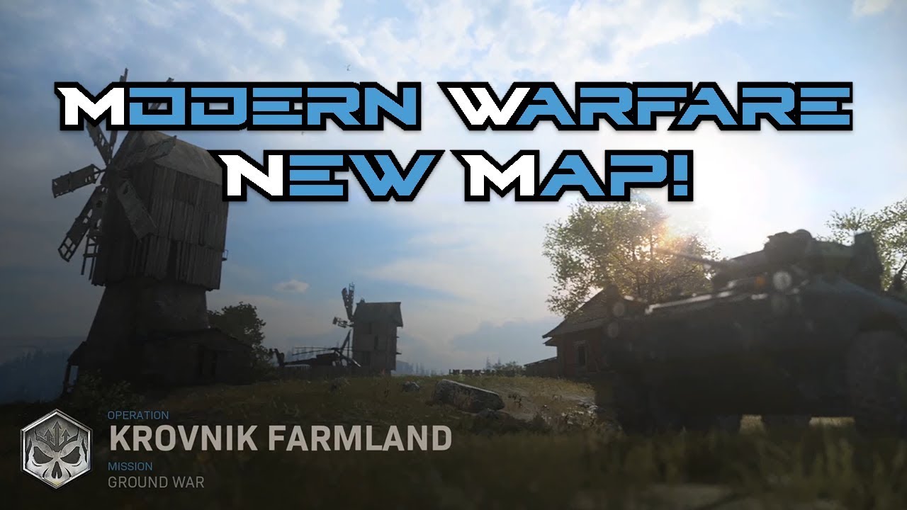 Modern Warfare - New Ground War Map - Krovnik Farmland Gameplay