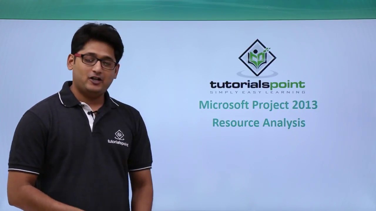 MS Project 2013 - Resource Analysis - YouTube