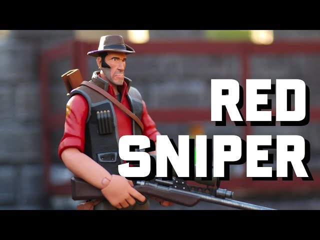 Red Sniper TF2 Action Figure Review From NECA 