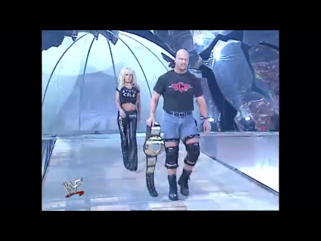Stone Cold Steve Austin Interrupts Alliance Hardcore 24/7 Title Match WWE Smackdown (1/2) 8-23-2001