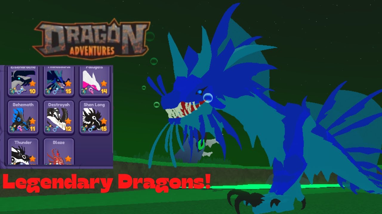 Roblox Dragon Adventures - Legendary color dragons showcase - YouTube