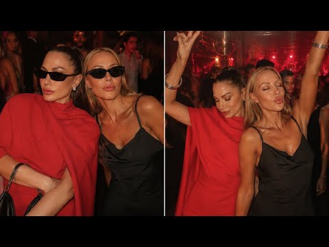Demet Ozdemir and her sister at the party #demetözdemir #demetozdemir 