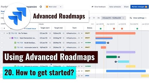 Advanced Roadmaps - How to get started?