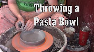 Throwing a Pasta Bowl With PVC Pipe! Pottery Shortcut!