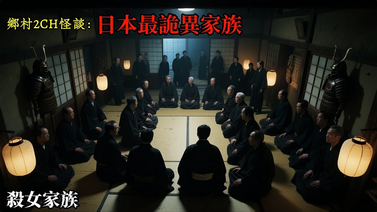 日本鄉村2CH怪談：在我的老家，從來不會有女孩子出生在這個家族，村裡人都稱呼他們為殺女家族 | 恐怖故事 | 鬼故事 | 日本怪談 | 睡前故事