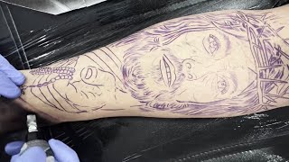 TATTOO DE JESUS CRISTO NO ANTEBRAÇO