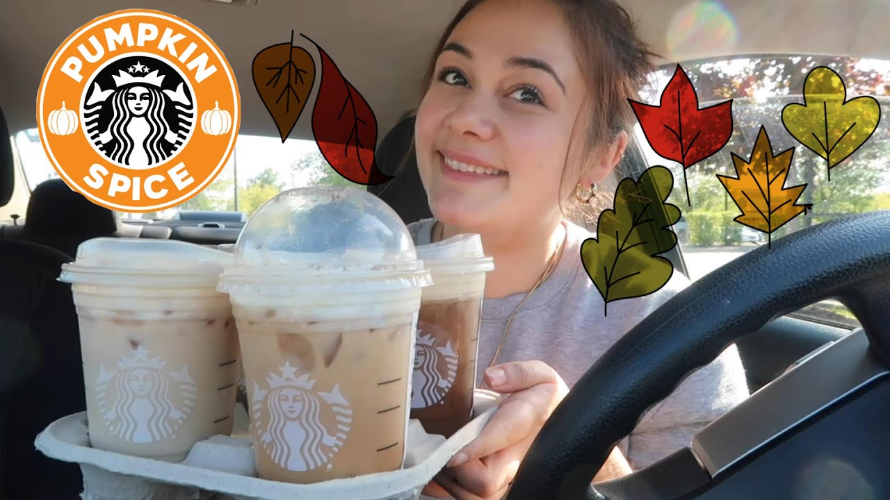 Trying Starbucks New FALL Drinks