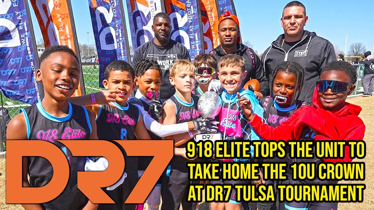 7on7 Football Highlights | 918 Elite 10u Tops The Unit to Win DR7