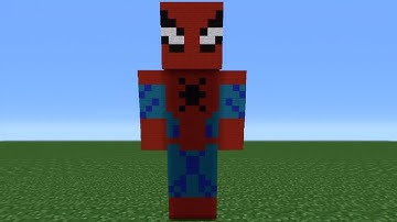 Minecraft Tutorial: How To Make A Spiderman Statue