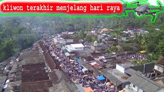 Drone pasar kliwon dongko H -3 Lebaran Idul Fitri | Drone8 mode senja
