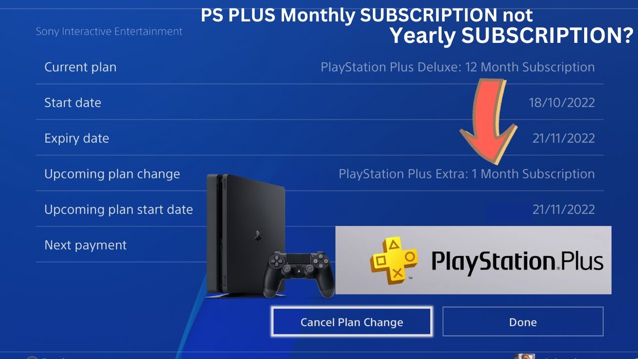 PlayStation has announced that the PlayStation Plus 12 month plan