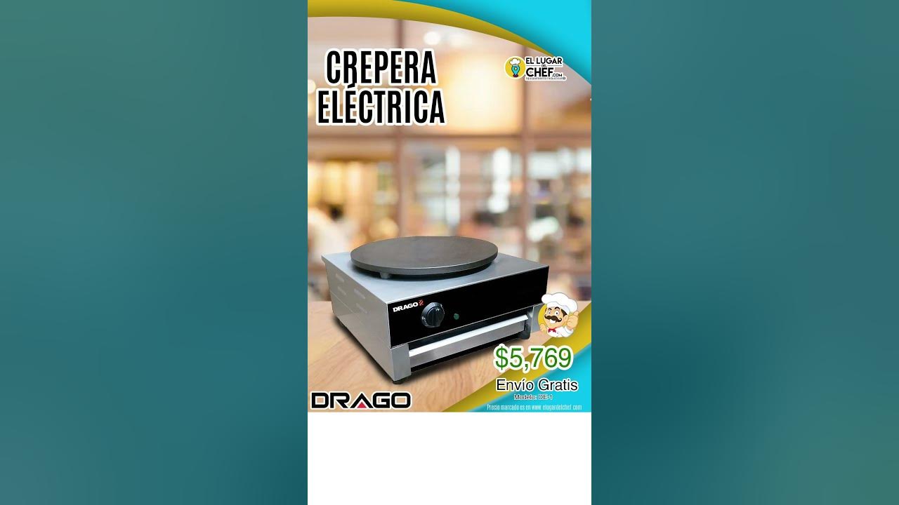 Crepera eléctrica Drago DE-1