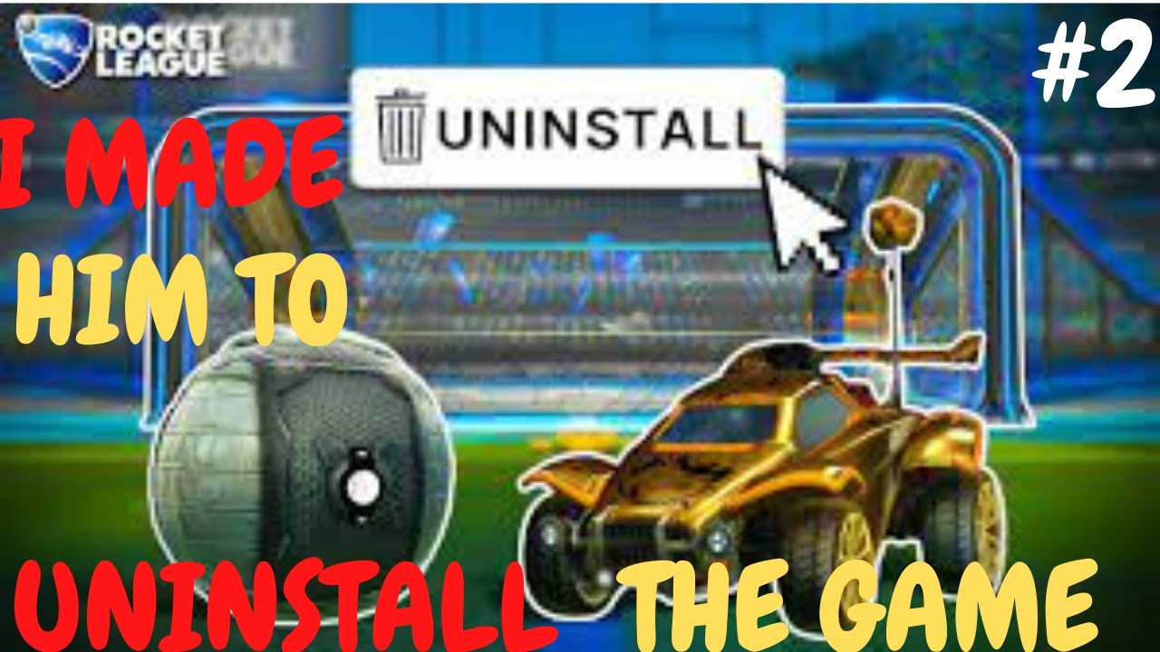 I MADE HIM TO UNINSTALL THE GAME !!! - YouTube