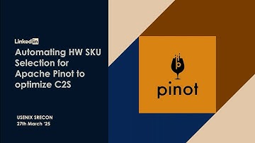 SREcon25 Americas - Fully Automated HW SKU Selection System to Optimize Apache Pinot’s Cost-to...