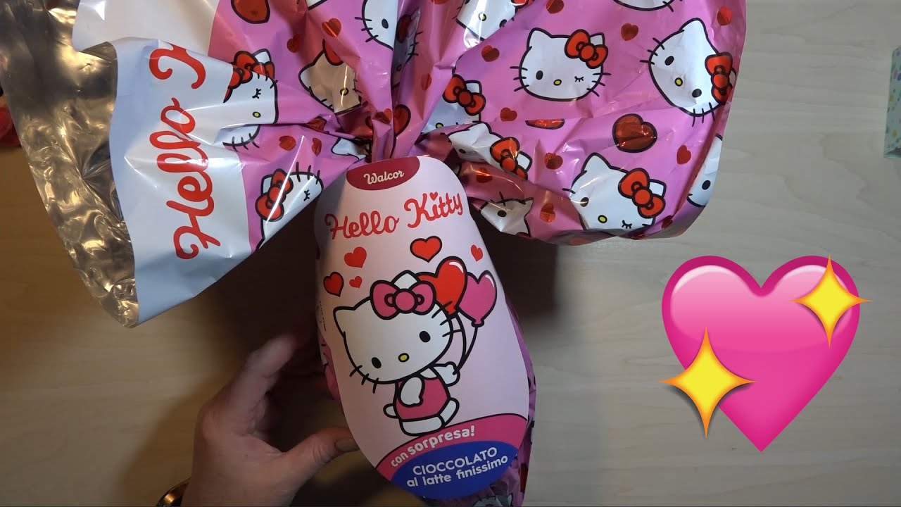 APRO UOVO DI PASQUA HELLO KITTY 2025 DELLA WALCOR 💜 Nika