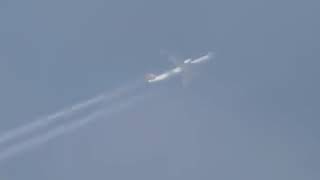 Turkish airlines a330 destination Istanbul altitude 36000 cloud busting 