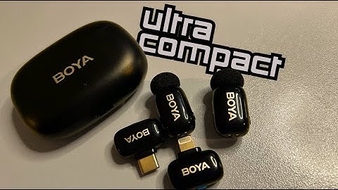 Boya Mini Ultra compact Wireless Lavalier Mic Review