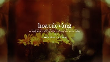 Lyrics || Hoa Cúc Vàng || Mỹ Dung / Thanh Tùng