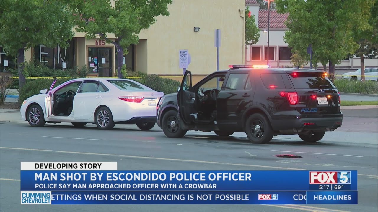 Man Shot By Escondido Police Officer