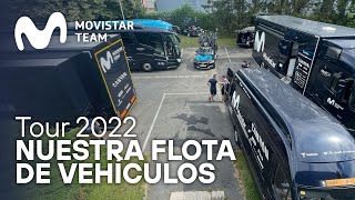 #SinCadena: La flota de vehículos de Movistar Team en el Tour de Francia 2022