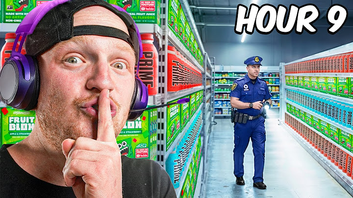 I Survived Overnight in a Grocery Store!