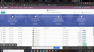 Odoo Contract on Sales Order