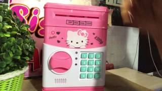 Hello kitty coin bank product review