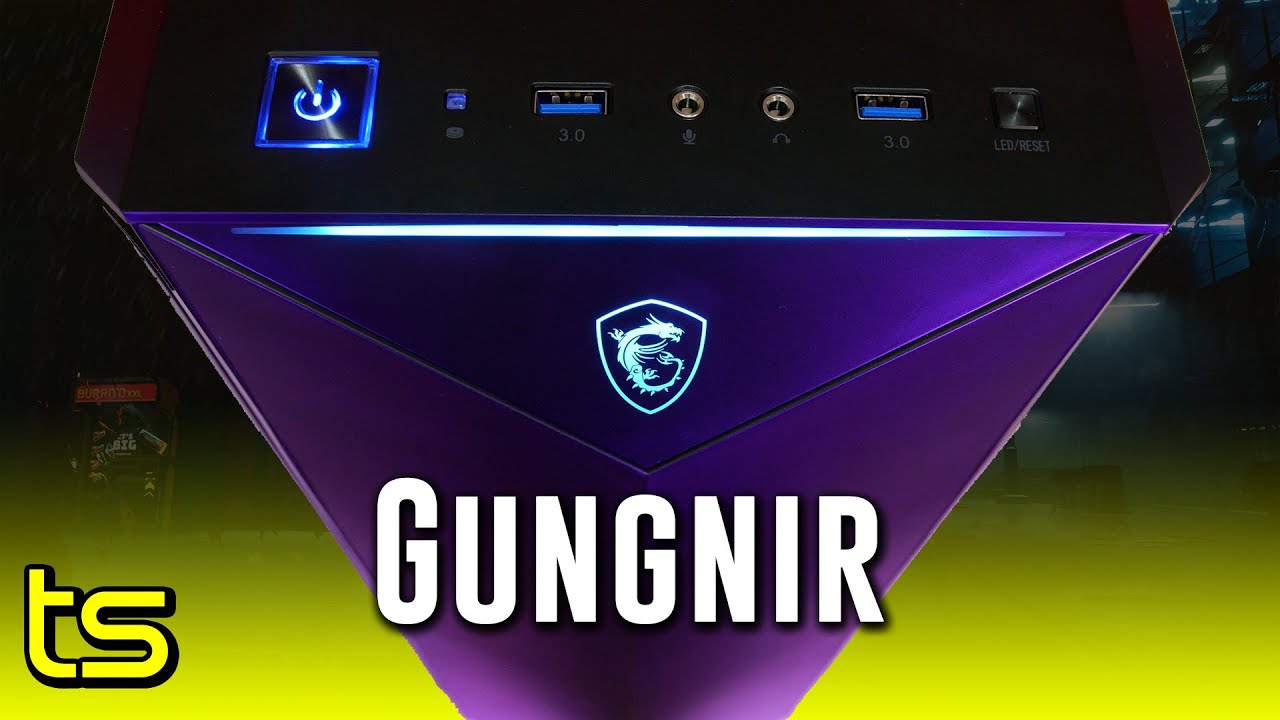 BOLD triangular MSI Gungnir 100 case - Techspin