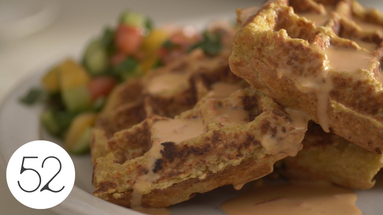 Crispy Chickpea Waffles | Food52