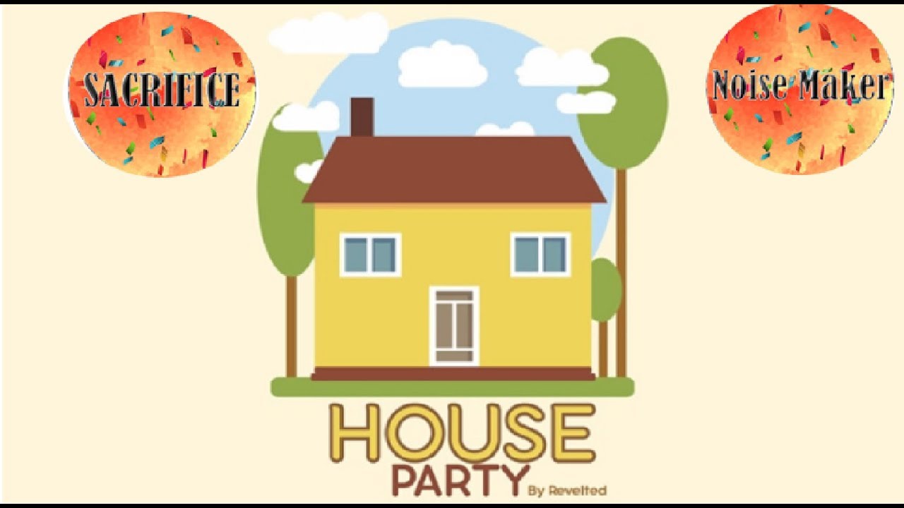 Roblox House Party How To Get Sacrifice And Noise Maker Badge Youtube - roblox house party easter egg badge