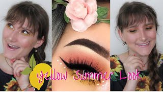 Fun Yellow Summer Look | Adelaine X Tarte Pallet | Sabrina Davidson