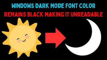 How to Fix Windows Dark Mode Font Color Remains Black, Making It Unreadable on Windows 11