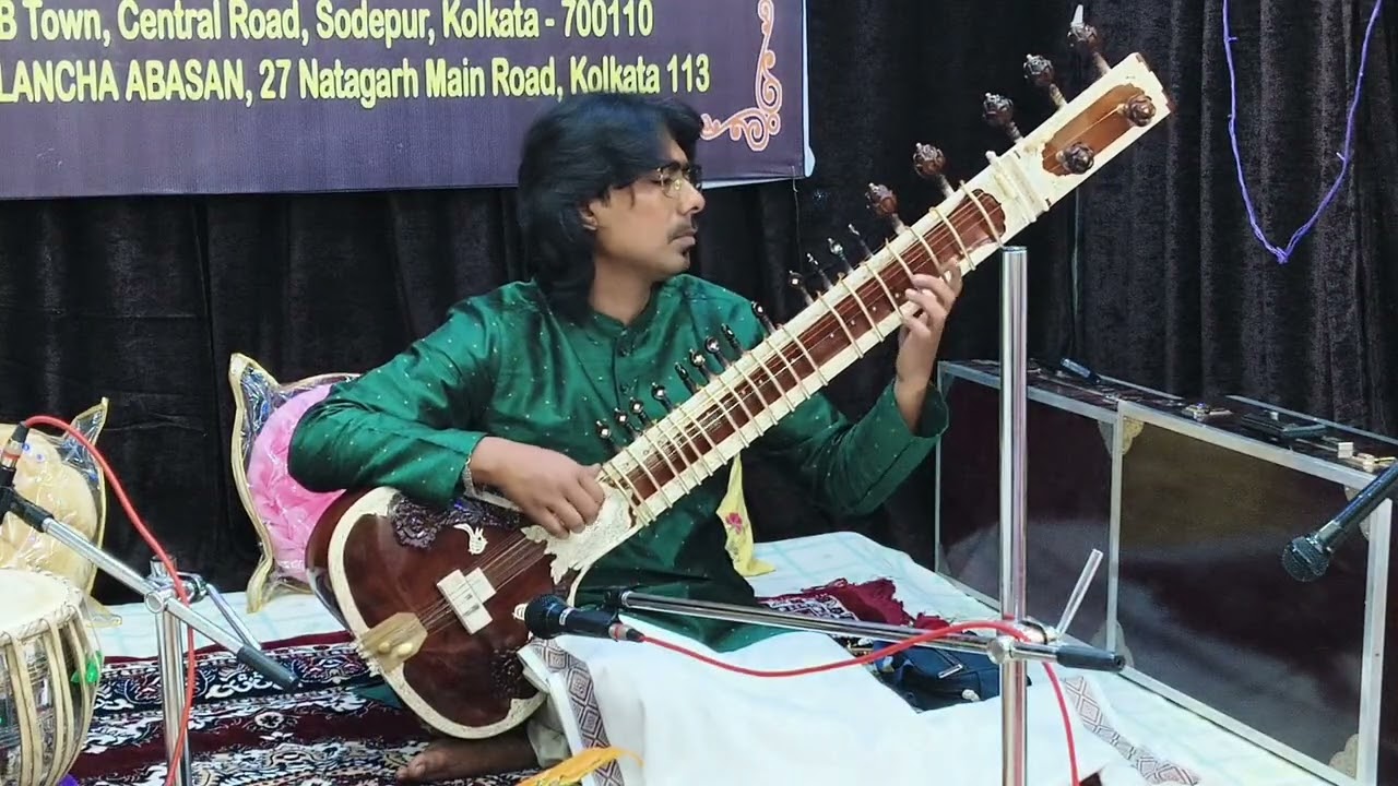 Sitar Saurav Ganguly raga Rageshree at Gaan-Griha of Riwaz Kendra on 28.01.2026