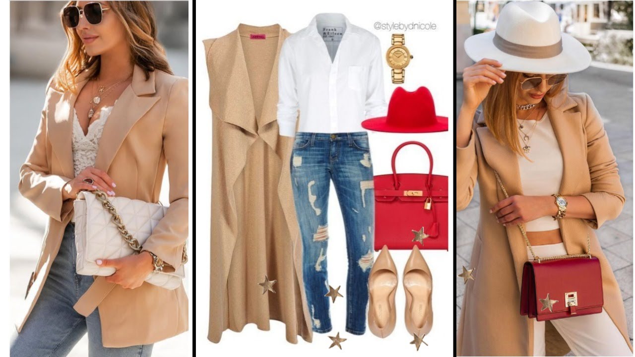 MODA ROPA COLOR CAMEL BEIGE🤎 COMBINACIONES EXCELENTES TENDENCIAS MUJER 2021 - YouTube