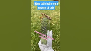 periodic table with real element #periodictable #elements |Shorts