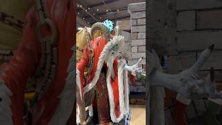 Krampus visited MRRF, to take our Children. YES, This is 3D Printed