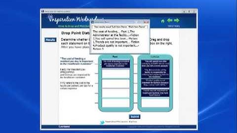 Creating Matching and Drag and Drop Questions in Lectora