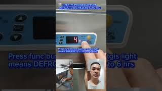 IT TAKES ONLY 4 CODES TO PROGRAM DEI-617S FROM DEFAULT TO CHILLER