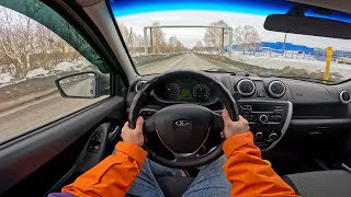 How It's Like To Drive - LADA GRANTA 2018 1.6 MT (POV)