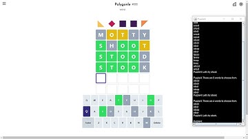 Solve Daily Polygonle Mini #222 (Hard Mode): 11/11/2023 (ASMR)