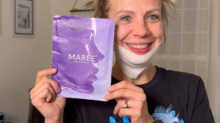 MAREE V Line Lifting Mask Review | Double Chin Mask & Jawline Shaper Test screenshot 5