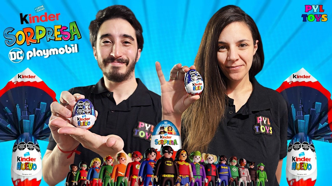 UNBOXING Kinder Sorpresa Playmobil DC 2026 - YouTube